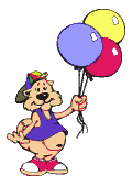 bear with balloons