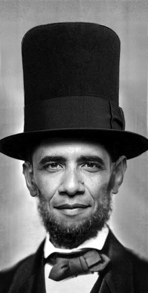 obama as Abe Lincoln