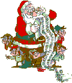 santa list animation