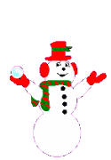 snowman juggling animation